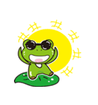 Attitude to life for four frog（個別スタンプ：35）