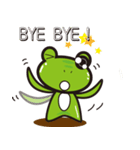 Attitude to life for four frog（個別スタンプ：37）
