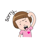 Small Cheeky Girl（個別スタンプ：2）