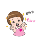 Small Cheeky Girl（個別スタンプ：7）