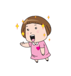 Small Cheeky Girl（個別スタンプ：15）
