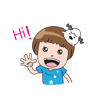 Small Cheeky Girl（個別スタンプ：28）