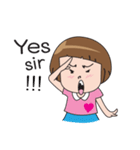 Small Cheeky Girl（個別スタンプ：32）