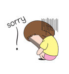 Small Cheeky Girl（個別スタンプ：33）