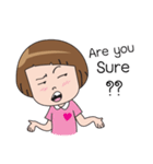 Small Cheeky Girl（個別スタンプ：34）