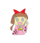 着物姫（個別スタンプ：6）
