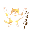 ほっこり三毛猫さん（個別スタンプ：21）