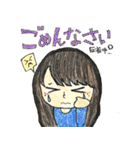 そばかすちゃんの日常♡（個別スタンプ：5）