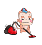 A Little Babie-Monkey（個別スタンプ：8）