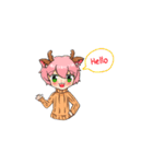 Tiger ＆ Deer（個別スタンプ：1）