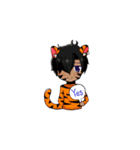 Tiger ＆ Deer（個別スタンプ：3）