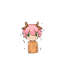 Tiger ＆ Deer（個別スタンプ：8）