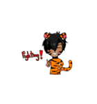 Tiger ＆ Deer（個別スタンプ：11）