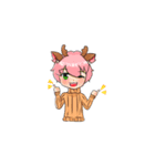Tiger ＆ Deer（個別スタンプ：13）