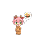 Tiger ＆ Deer（個別スタンプ：21）