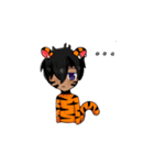 Tiger ＆ Deer（個別スタンプ：24）