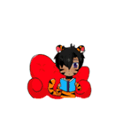 Tiger ＆ Deer（個別スタンプ：28）