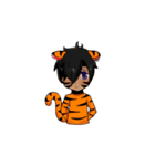 Tiger ＆ Deer（個別スタンプ：30）