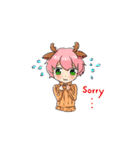 Tiger ＆ Deer（個別スタンプ：37）