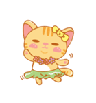 Orange is a cat（個別スタンプ：34）