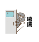 Little Gray People Sticker（個別スタンプ：22）