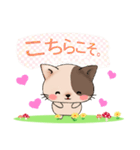 ぶちねこ♪しっぽはハート柄～日常会話編～（個別スタンプ：12）