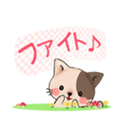 ぶちねこ♪しっぽはハート柄～日常会話編～（個別スタンプ：17）