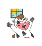MooMoo the cow in love（個別スタンプ：3）