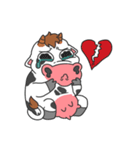 MooMoo the cow in love（個別スタンプ：5）