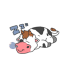 MooMoo the cow in love（個別スタンプ：7）