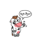 MooMoo the cow in love（個別スタンプ：17）