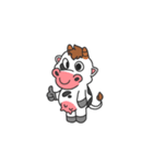 MooMoo the cow in love（個別スタンプ：32）