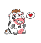 MooMoo the cow in love（個別スタンプ：37）