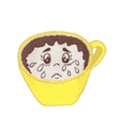 Coffee, milk in cup（個別スタンプ：3）