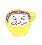 Coffee, milk in cup（個別スタンプ：5）