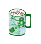 Coffee, milk in cup（個別スタンプ：33）
