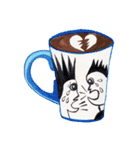 Coffee, milk in cup（個別スタンプ：35）