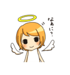 天使の女の子と悪魔の男の子（個別スタンプ：3）