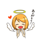 天使の女の子と悪魔の男の子（個別スタンプ：5）