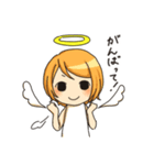 天使の女の子と悪魔の男の子（個別スタンプ：7）