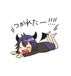 天使の女の子と悪魔の男の子（個別スタンプ：8）