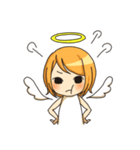 天使の女の子と悪魔の男の子（個別スタンプ：9）