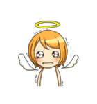 天使の女の子と悪魔の男の子（個別スタンプ：11）