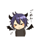天使の女の子と悪魔の男の子（個別スタンプ：12）