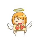 天使の女の子と悪魔の男の子（個別スタンプ：13）