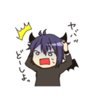 天使の女の子と悪魔の男の子（個別スタンプ：18）