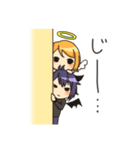 天使の女の子と悪魔の男の子（個別スタンプ：24）