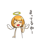 天使の女の子と悪魔の男の子（個別スタンプ：34）