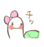 お口の悪いうさぎとかめ（個別スタンプ：3）