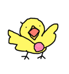 のんびり鳥（個別スタンプ：1）